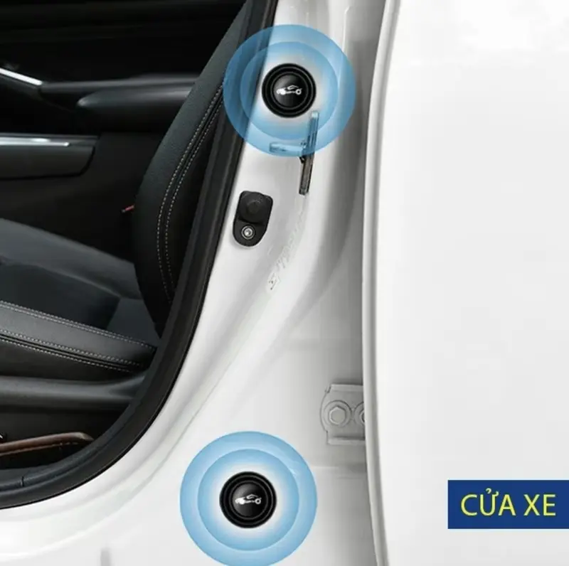 Nút cao su giảm lực giảm chấn bảo vệ cửa xe phát quang ban đêm tiện lợi, độc đáo 2