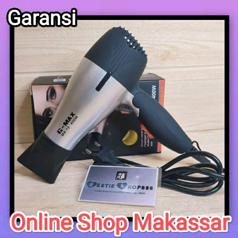 Hairdryer G-Max MX-12 Pengering Rambut 400 watt
