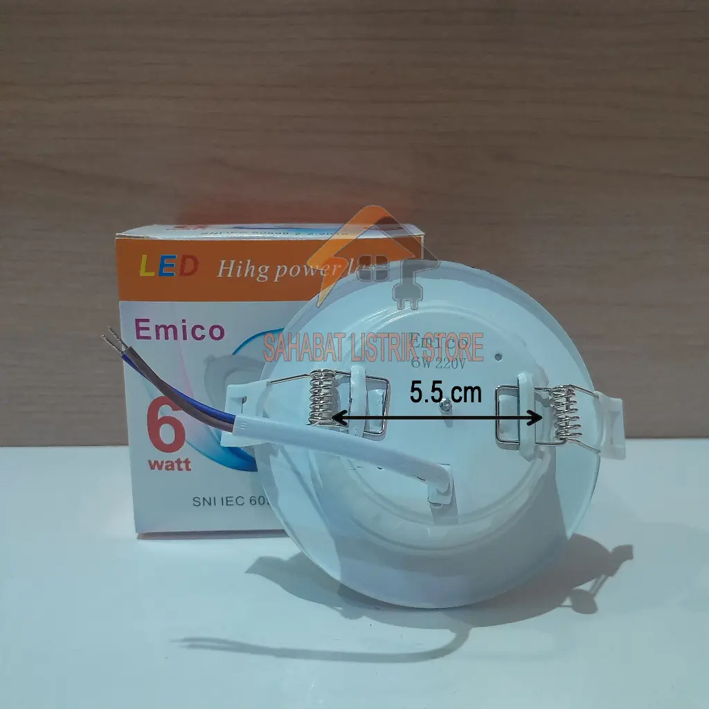 Lampu Downlight Led Inbow EMICO 6 Watt Putih 2,5inch - Shop | Tokopedia