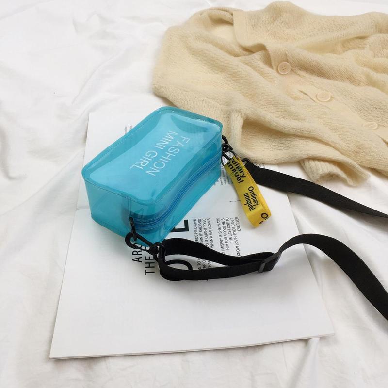 Product Introduction of Túi Đeo Chéo, Không Thấm Nước, Túi Vuông Nhỏ Mới, Chất Liệu Thạch, Túi Trong Suốt, Đeo Vai, Cầm Tay, Thời Trang, Dành Cho Nữ, Thiết Kế Đơn Giản 16
