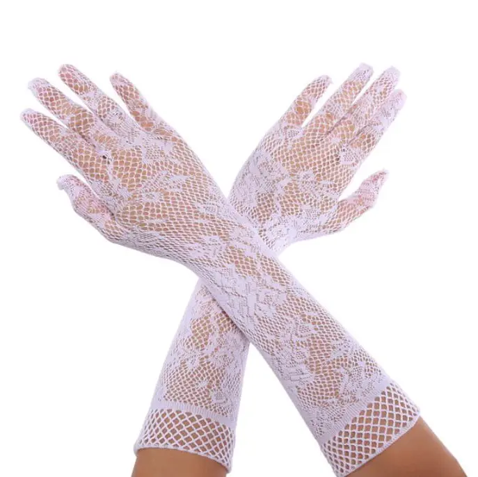 Sarung tangan pengantin renda panjang / Sarung tangan pengantin wanita / Sarung tangan pengantin ananndle beauty