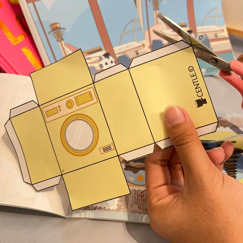 Buku Papercraft Bergambar Centle Part II Buku Origami Lipat Cod 3