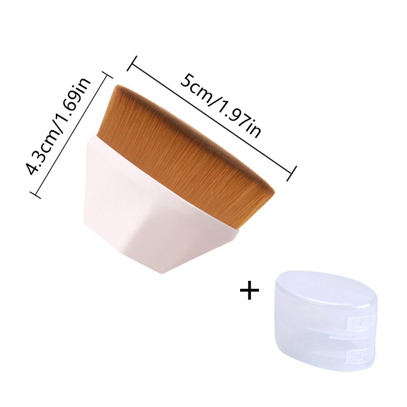 Product Introduction of 1 PCS Foundation Makeup Brushes Petal-Shaped Flat Top Kabuki Brush For  Liquid Cream Or   Cosmetics Tool 21