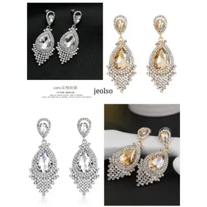 Antin bandul permata mewah gold dan silver