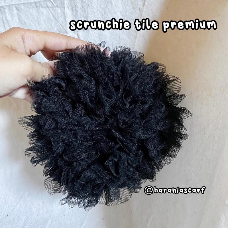 Scrunchie Tile Premium - haraniascarf Scrunchies - Shop | Tokopedia