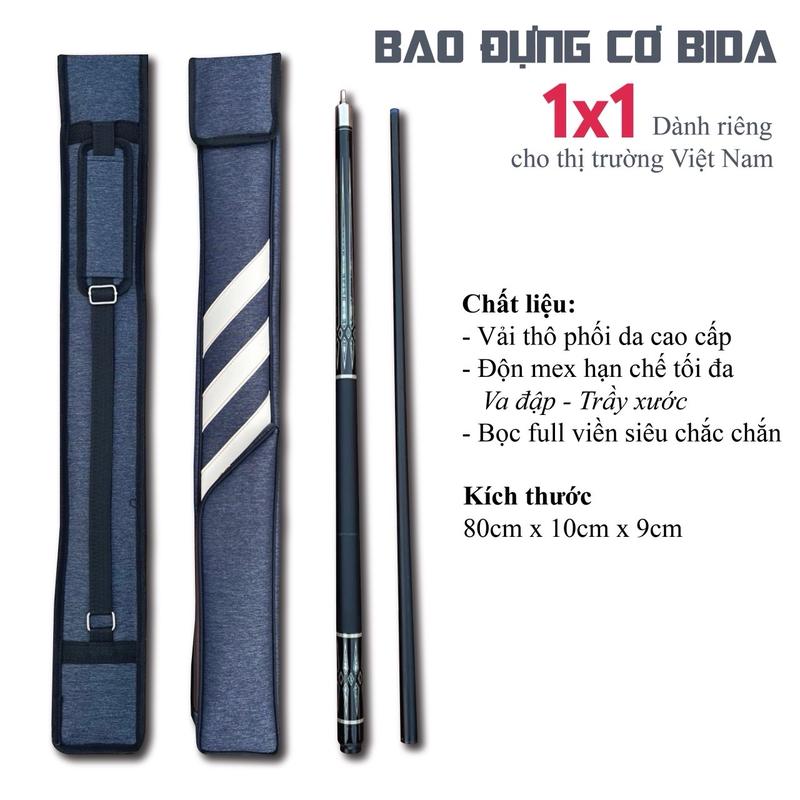 Bao đơn đựng cơ, Bao vải sành điệu bảo vệ cơ siêu tốt, nhẹ, êm, chống nước | Bao đựng cơ bida