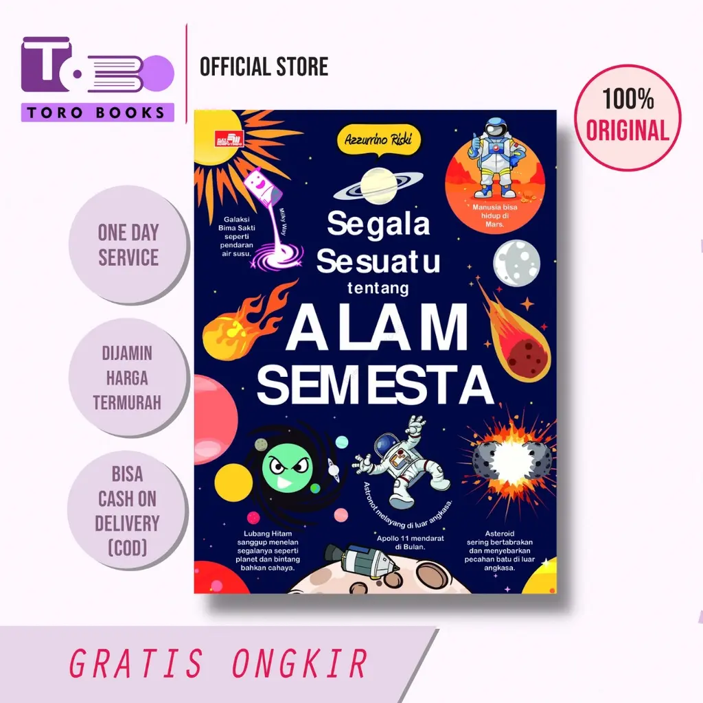 Buku Segala Sesuatu Tentang Alam Semesta - Azzurrino Riski