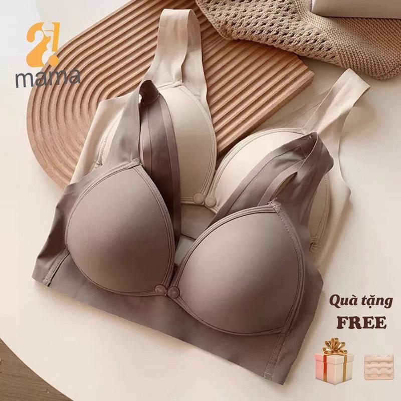 Áo Ngực 2mama chất liệu su non B102 mềm mại, nâng ngực, chống chảy sệ, có cúc mở cho bé ti