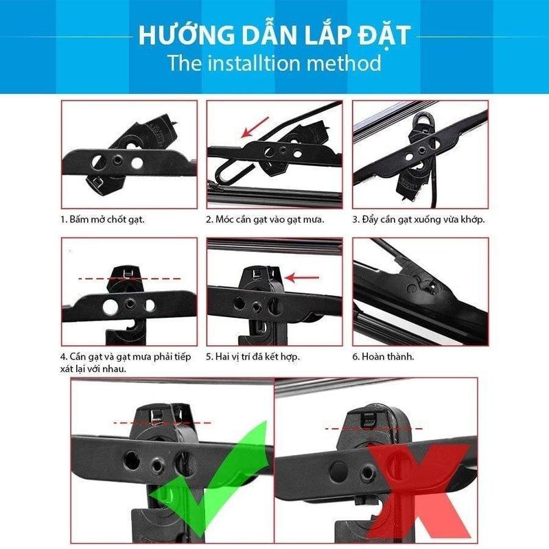 Product Introduction of [TSG]- Gạt Mưa Ô Tô Khung sắt lưỡi silicon, Dùng Các xe CHEVROLET Colorado 04-12, Spark, Cruze, Captiva, Aveo, Orlando 38