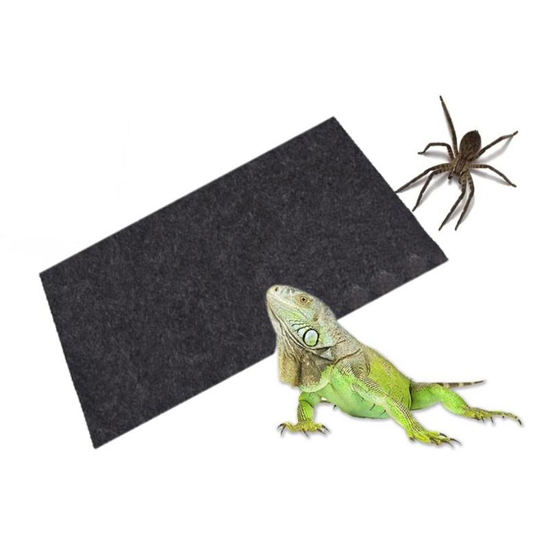 Product Introduction of GEMMAIA Practical Black Reptile Carpet Foldable Cuttable Tortoise Mat Moisturizing Absorbent Lizard Pad for Snake 7