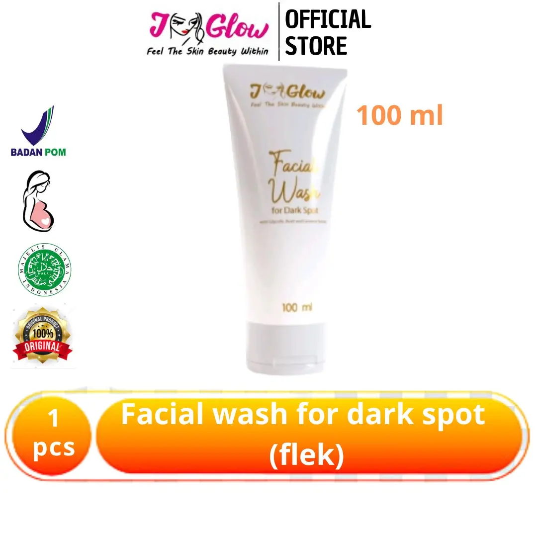 J-Glow - Facial Wash For Dark Spot/Sabun Flek - 100 ml