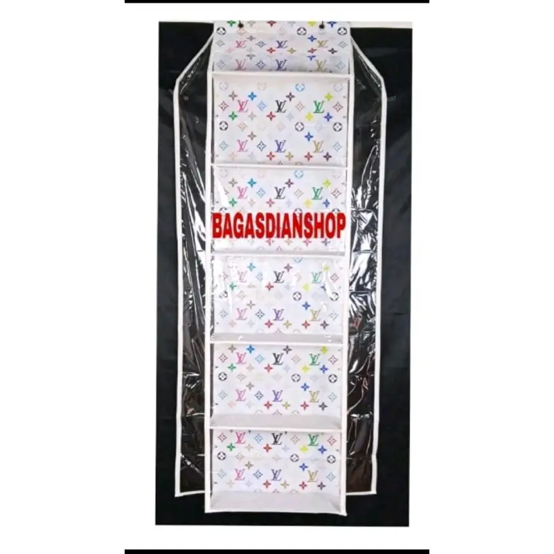 Rak Tas Gantung LV Pelangi dengan resleting 0