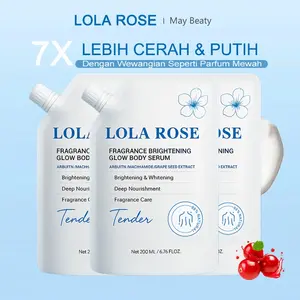 Terbaru LOLA ROSE Glowing Booster 7X Whitening Serum Loiton Bpom Perawatan Tubuh Mencerahkan Kulit Badan