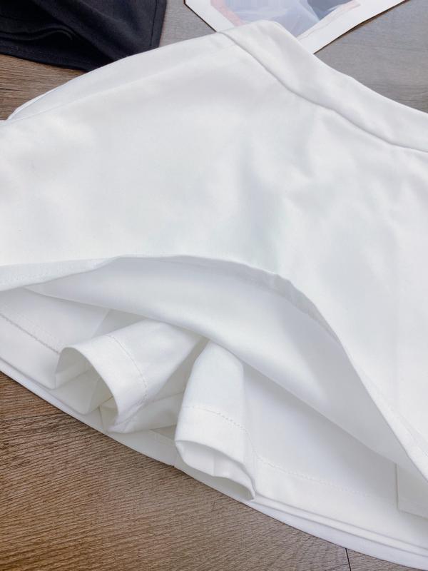 Chân váy A có quần bên trong vải dày dặn(dài 35cm) 3