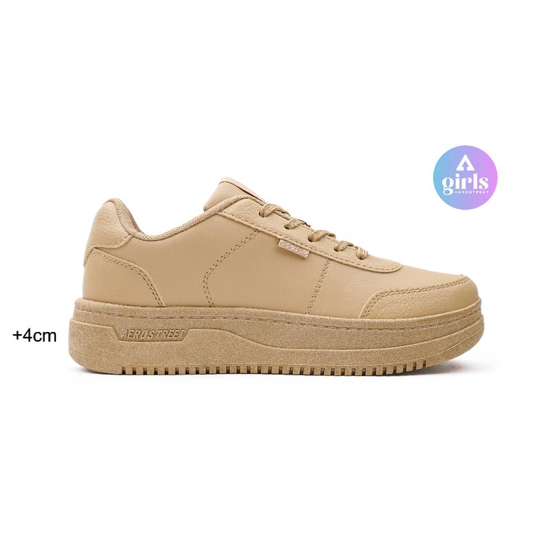 Aerostreet 37-40 Leona One Tone Mocca Muda Mocca Mocca - Sepatu Sneakers Casual Sport Pria Wanita Aero Street 3