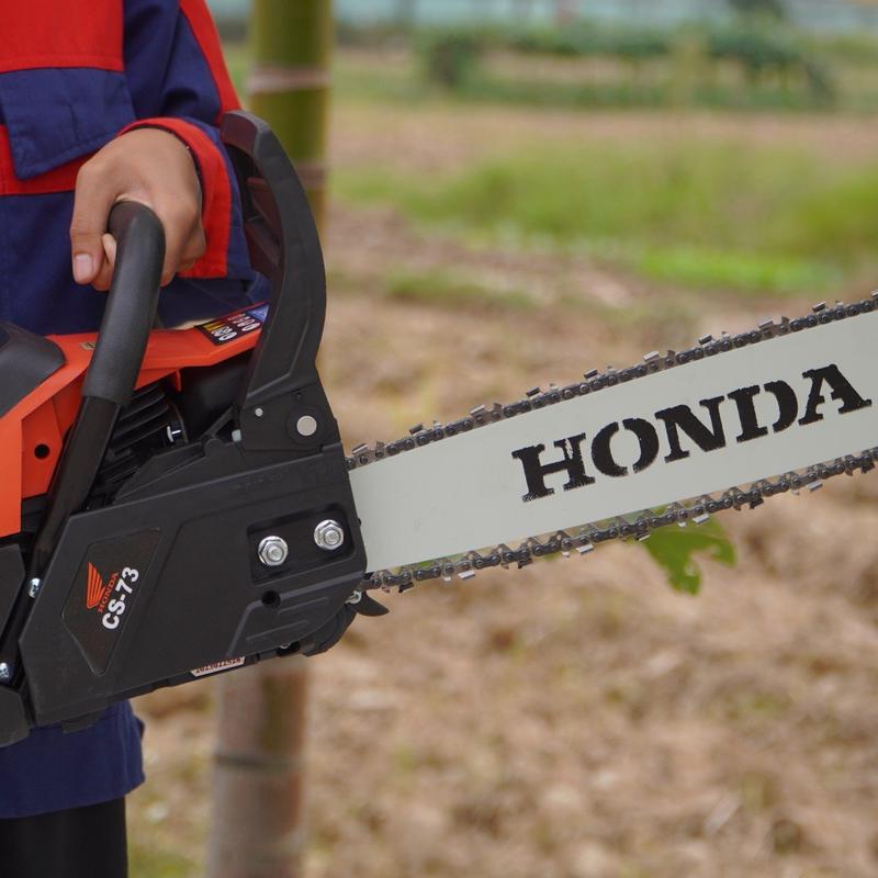 Máy cưa xích chạy xăng đời mới CS73 lam dúc, ốp giật nhôm 2