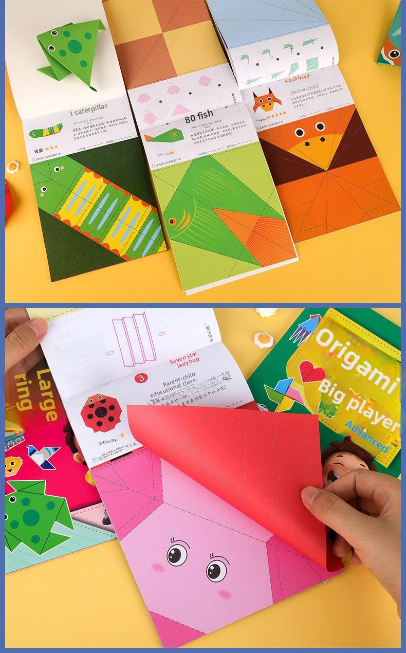 Product Introduction of Creative Origami Book 3D Paper Airplane Craft Kit For Kids Children Age 5-12 Educational STEM DIY Art Projects Step By Step Tutorials With Colorful Paper Sheets Indoor Rainy Day Activities Creative Fun Learning Toys 18