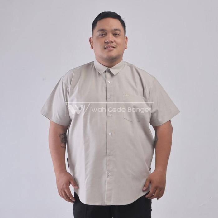 Kemeja Pria Basic Jumbo Big Size Ukuran Besar XXL XXXL WGB Pendek 6