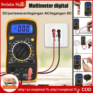 Multimeter Digital Paket Lengkap Dan Murah ASLI ADA BUZZERNYA MULTITESTER DIGITAL / MULTIMETER AVOMETER Multitester LCD besar-XL830L