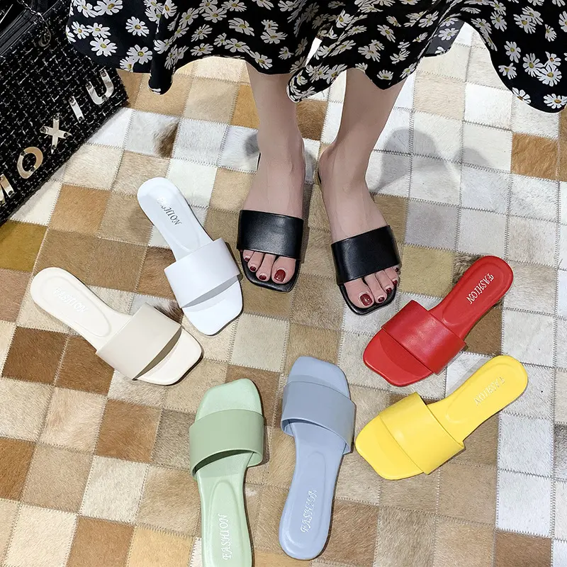 New Sunflower Fashion Slippers Women's Outdoor Students' Beach Sandals Sandals