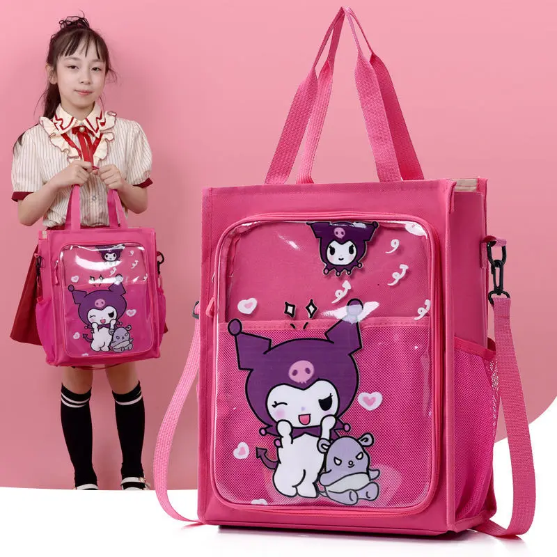 Beg Tangan Beg Tonik, Bahu Berganda, Sesuai untuk Pelajar Sekolah Rendah dan Menengah, Membawa Beg Buku, Beg Seni, Beg Sekolah, Perlengkapan Sekolah