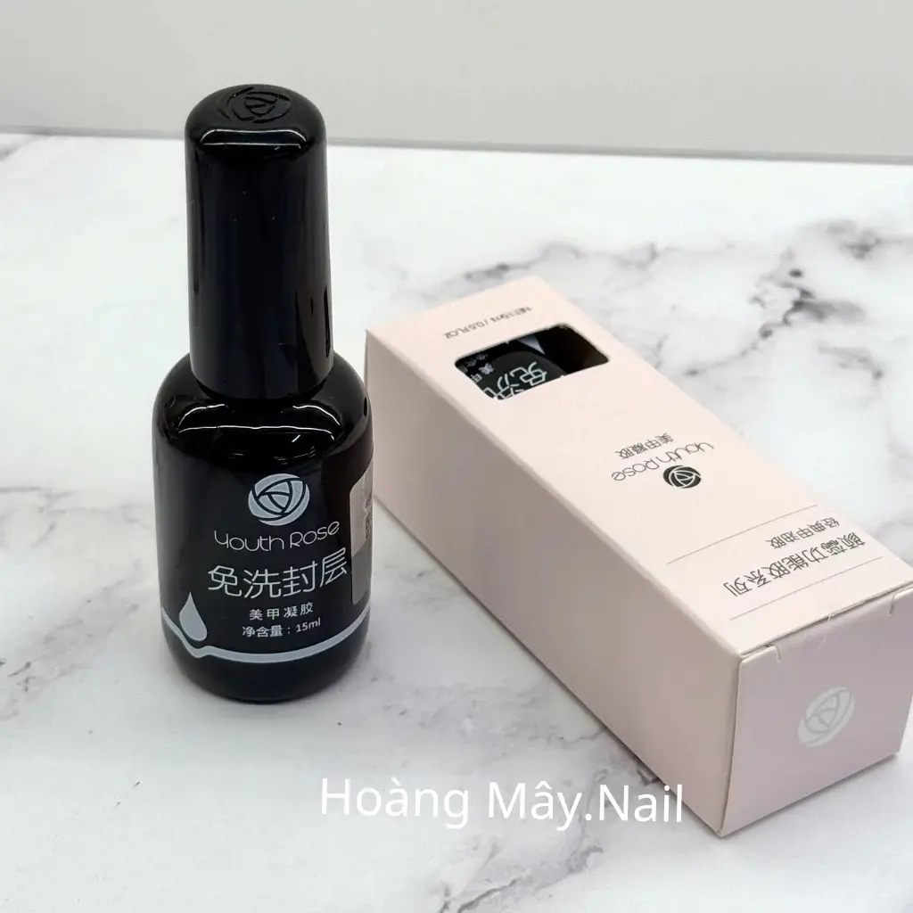 Top Hoa hồng 15ml Lôgô Dập lắp Chữ nổi , hàng nguyên hộp hàng Chính hãng , , Siêu Bóng Siêu bền , dùng Phủ Bóng trong Ngành nail mi làm đẹp Làm Nail