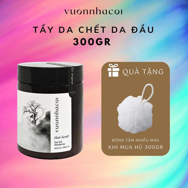 [ TẶNG BÔNG TẮM] Tẩy tế bào chết cho da đầu tóc Vườn Nhà Cội