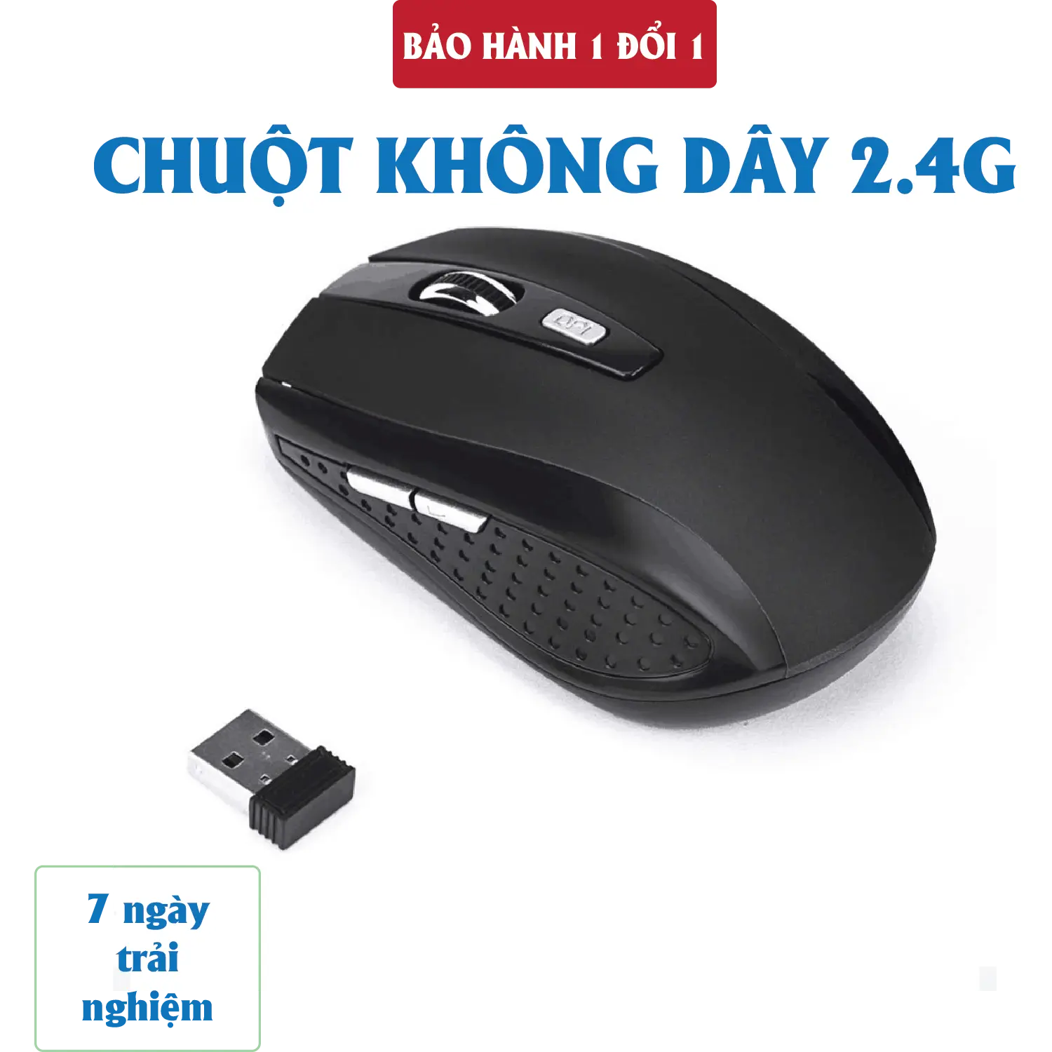 Chuột Không Dây DPI 2.4Ghz - Phù hợp cho cho Máy Tính Bàn (PC), Laptop – Chuột máy tính. Chuột gaming