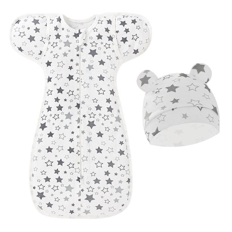 Newborn swaddling baby sleeping bag delivery room swaddling towel baby sleeping bag 2