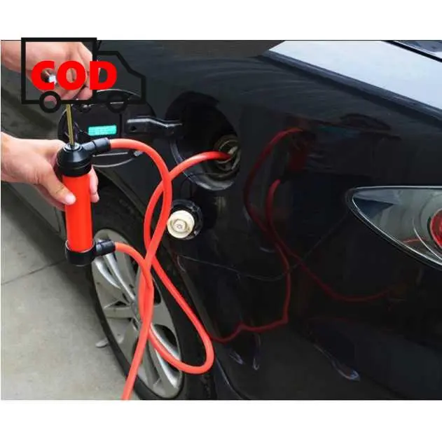 Siphon Pompa Tangan Portabel Manual Cepat Transfer Oli Bensin Mobil Motor Portable Sipon Selang Pencet Sedot Penyedot Minyak Gas Cairan Serbaguna