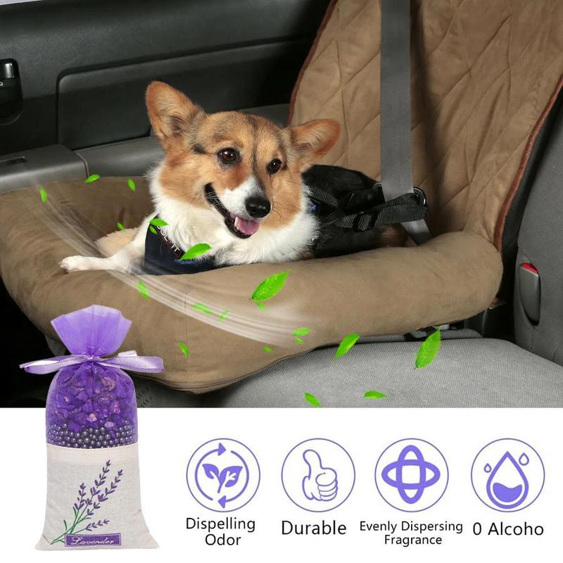 Product Introduction of Lavender Sachet, 8 Counts/set Portable Odor Absorber Sachet, Air Freshener for Home  Car Closets Drawers Office 7