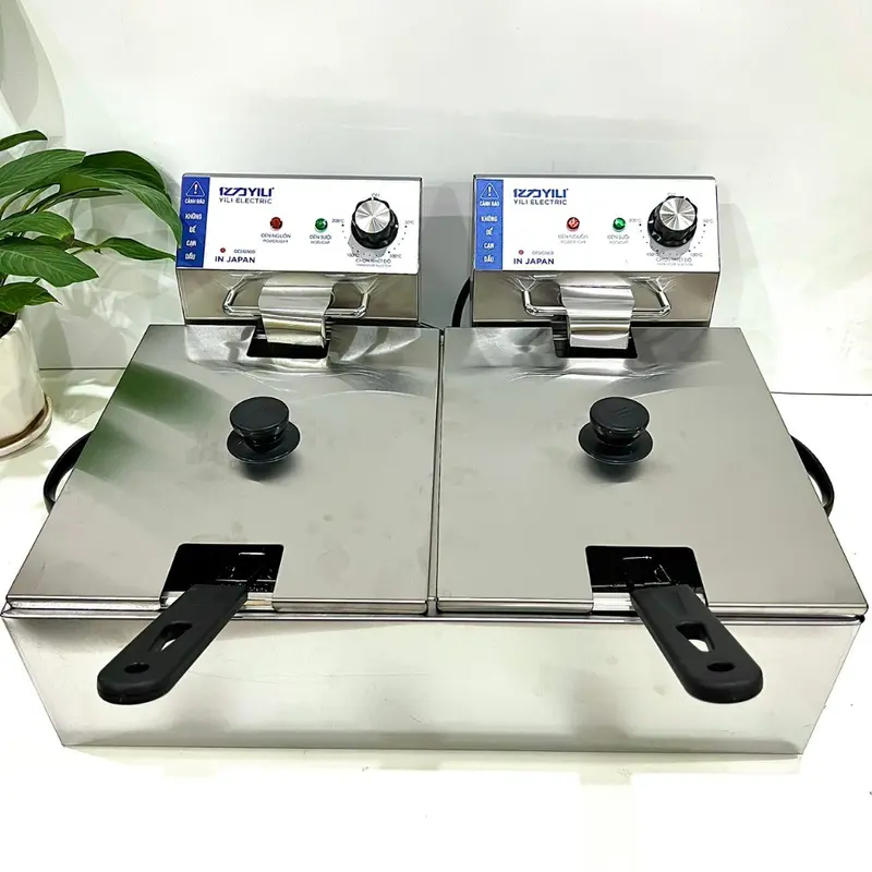Bếp chiên ngập dầu nhúng điện THE GARDEN TUDYILI 6L , Inox cao cấp, công suất 2500w. Bảo hành 12 tháng 4