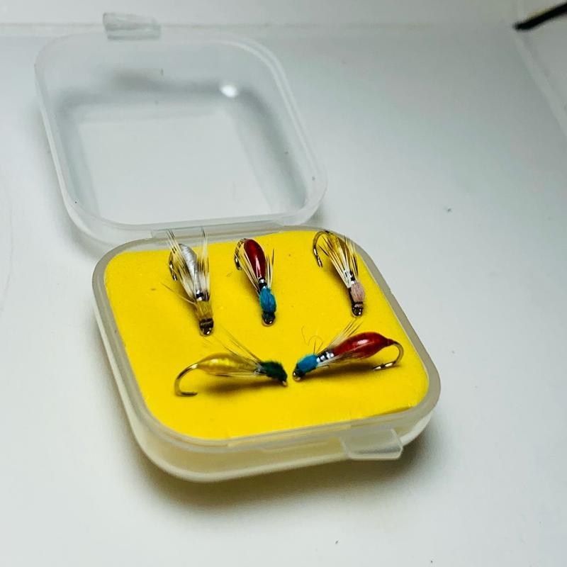 1 hộp mồi bọ 5 con chuyên câu suối câu cá mương câu tenkar fly lure mồi ruồi