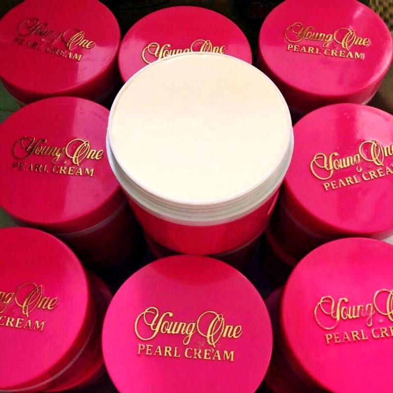 Kem Cô Gái Tóc Xù Young One thá¡ Lan Hộp Lớn 100gr- Kem Trắng Da Cô Gái Tóc Xù Size Đại Dưỡng Trắng Nhanh Chuyên Dùng Trộn Kem Body Women Làm Đẹp Da Dưỡng Da Body Dưỡng Body