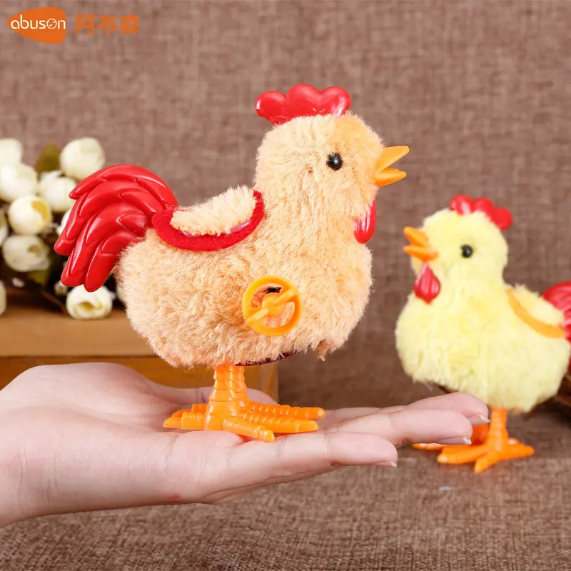 [Đồ chơi cho bé]Gà Trống Chạy Dây Cót - Gà Con Vặn Cót Biết Nhảy - Đồ Chơi Vặn Cót Nhảy Lon Ton Bé Chơi Vui Cả Ngày