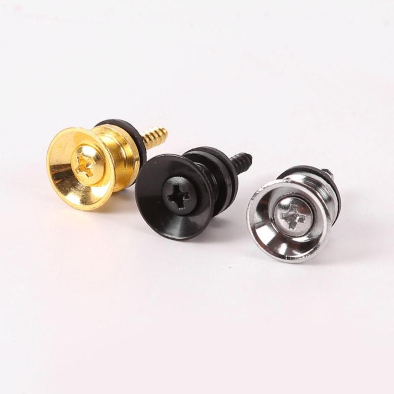 Product Introduction of High-quality Guitar Accessories Metal Guitar Button Metal End Anti Slip Ukulele Buckle Lock Pins Parts Guitar Tail Nail Acoustic Electric Bass Strap Locking Pegs 14