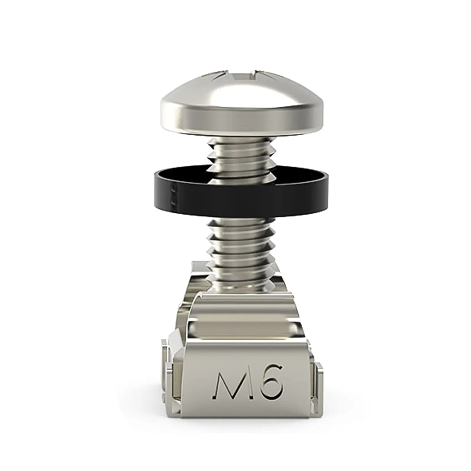 M6 16mm / 12mm Rack Mount Cage Nuts Screws Washers for Rack Mount Server Cabinet Shelves Routers Mounting Screw