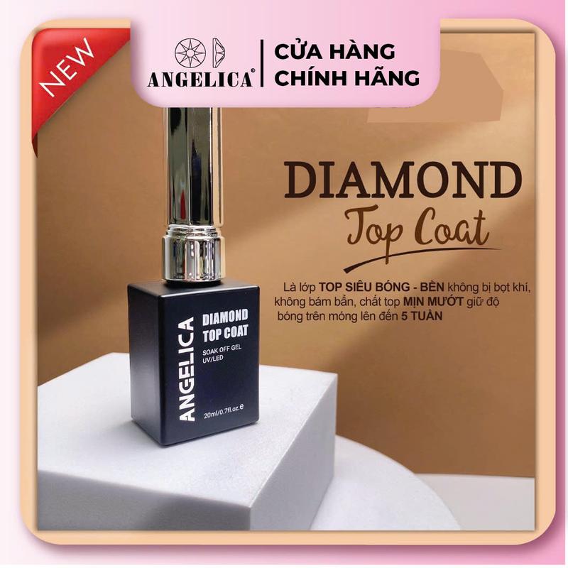  Base Top Chính Hãng ANGELICA Chai 20g - Phụ kiện Ngành Nail Nữ đánail basetop - Nữ 