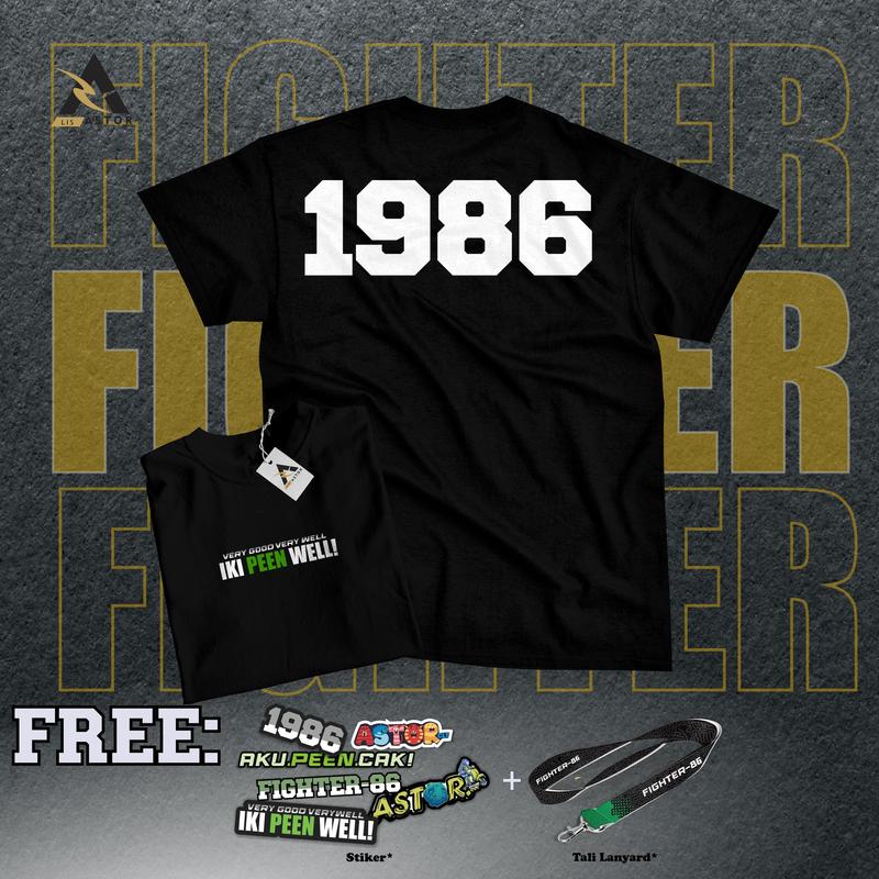 Kaos Pagar Nusa 1986 Simpel  / Tshirt IkI PEEN WEL, Catton Combed 24S 0
