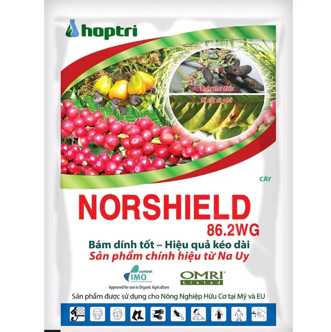 Norshield gói 250g Đồng đỏ, chuyên sử dụng cho cây trồng cty hợp trí