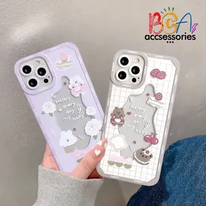 BC SS106 Case Desain Kue Strawberry Cherry  Compatible For All type