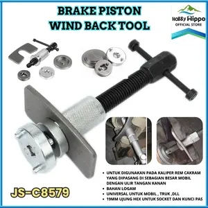 HANDEDTHREAD MOBIL / CALIPER PISTON COMPRESSOR MOBIL /  TOOL KIT/  Alat Perbaikan Pembongkaran Tangan Kit JS-8528 DAN JS-8579 Car