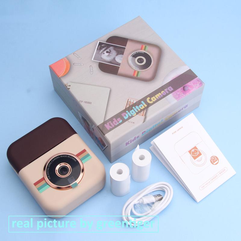 Product Introduction of HD Instant Camera Video Recording Dual Lens Thermal Paper Photo Printing Birthday Gift Boys Girls Toys Digital Kids Camera 7