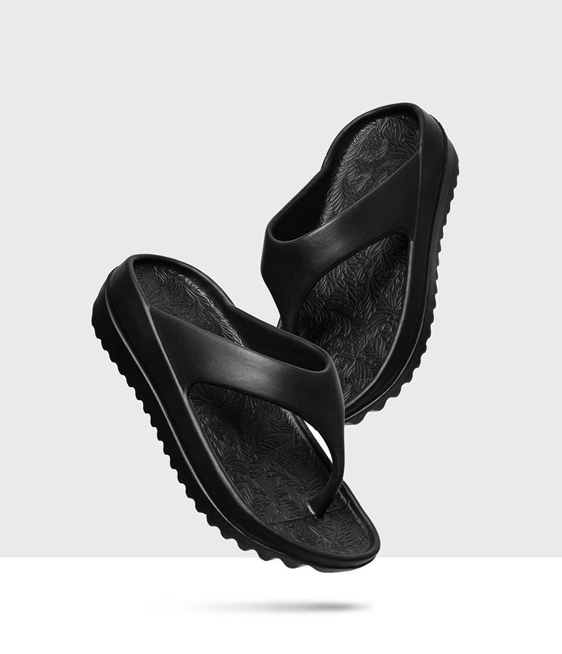 Product Introduction of 4cm Summer Platform Slippers Women's Fashionable Outdoor Wear Drooping Sandals Couple Flip-Flops Beach Flip-Flops 1