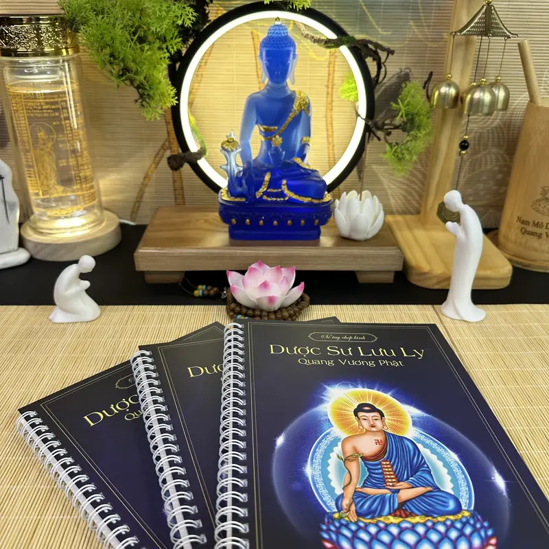 2 Sổ tay chép kinh in mờ cao cấp- Thiện Hải 4