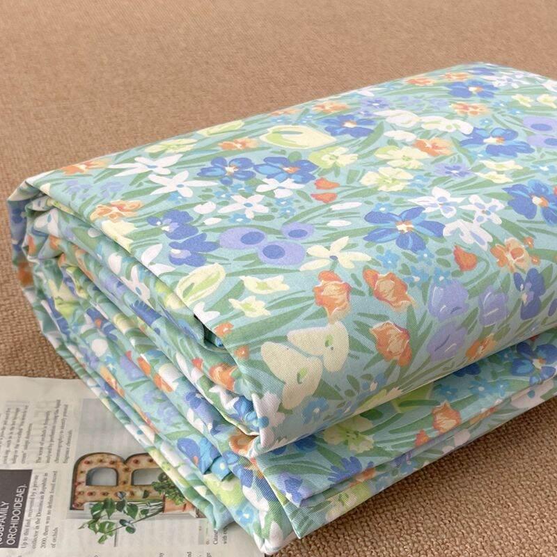 Product Introduction of Exported to UK Original Order 100% Pure Cotton Active Print Quilt Cover Four-Piece Set Single Double Duvet Cover Bed Sheets Pastoral Cotton 37