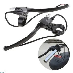 Handel Rem Sepeda Listrik Satu Pasang Kiri Kanan / Rem Tangan Sepeda Listrik / Aluminium mudah dipasang tanpa pembongkaran