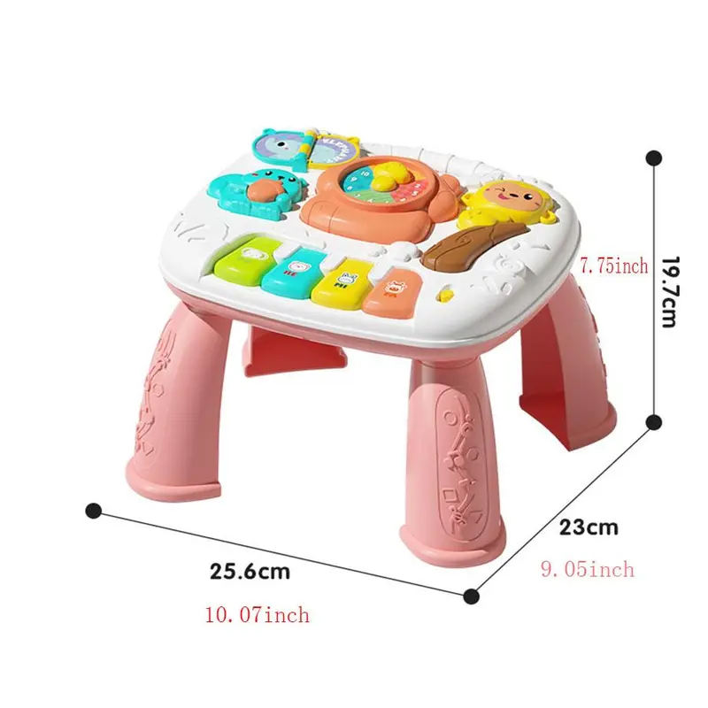 Baby Learning Table, Multifunctional Educational Toy, Interactive Baby Learning Table, Early Education Toy for 0-3 Year Olds 8
