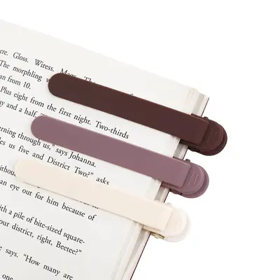 Silicone Automatic Book Marker Clip Page Holder: Effortless Reading
