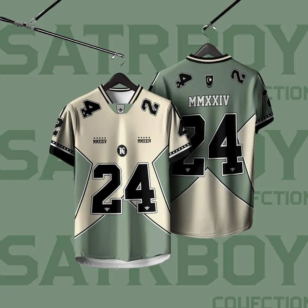 [Free custom name] 2024 NFL edition jersey shirt tshirt men short sleeve retro collar full sublimation microfiber Jersey viral TikTok unisex